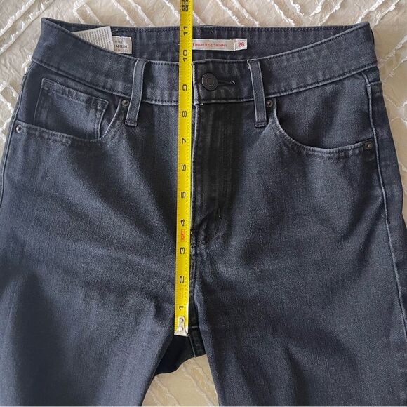 Levi’s Premium 721 High Rise Skinny Women’s Jeans - Black 26 - Picture 5 of 10